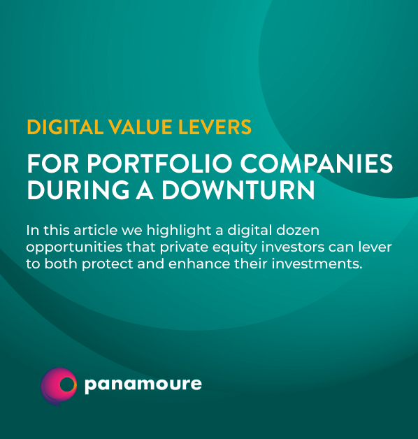 Digital Value Levers for Portfolio Companies During A Downturn